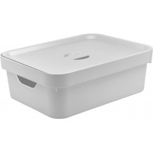 Caixa Organizadora Cube 10.5L Com Tampa 36,5x27,5x13cm Branca OUCC350BCF
