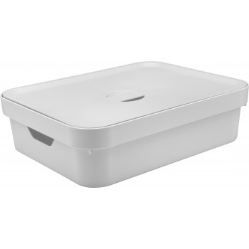 Caixa Organizadora Cube 16L Com Tampa 45x35,5x13cm Branca OUCC550BCF