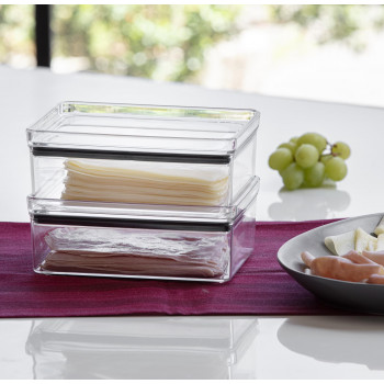 Kit 03 Potes Hermeticos Geladeira - Porta-Frios e Fresh