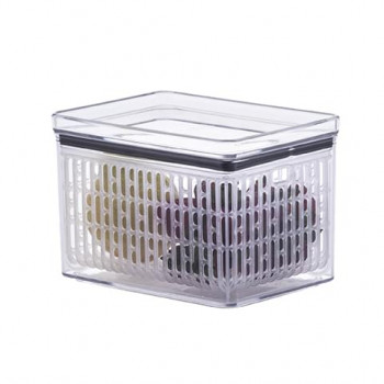 Kit 03 Potes Hermeticos Geladeira - Porta-Frios e Fresh