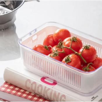 Kit Geladeira Organizada - 4 Potes Slim