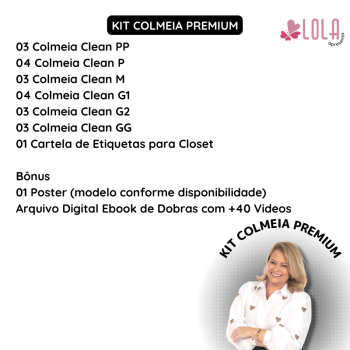 KIT COLMEIA CLEAN PREMIUM
