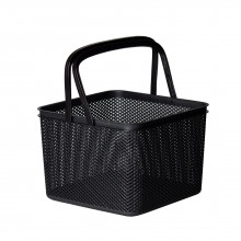 Cesto Organizador Linea Alça 27x27x20 Preto - PRMT2015