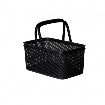Cesto Organizador Linea Alça 30x18x15 Preto - PRMT2016