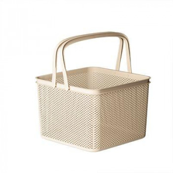 Cesto Organizador Linea Alça 27x27x20 Creme - PRMT2039