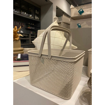 Cesto Organizador Linea Alça 27x27x20 Creme - PRMT2039