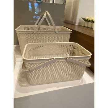 Cesto Organizador Linea Alça 30x18x15 Creme - PRMT2040