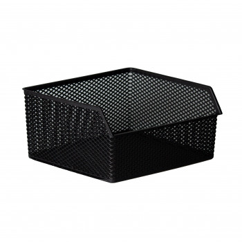 Cesto Organizador Linea Empilhável 32x29x15 Preto - PRMT2022