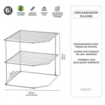 Cantoneira Dupla em Aramado Juliana - SCH1100
