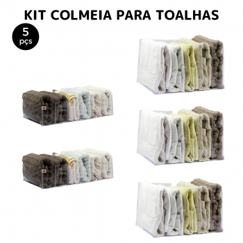 Kit Colmeia Clean para Toalhas - 05 Colmeias