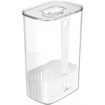 Pote Porta Temperos 2,3L Clear Fresh 10x14,5x22,5cm - OUOF900