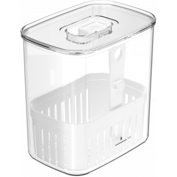 Pote Porta Temperos 1,5L Clear Fresh 10x14,5x15cm - OUOF800