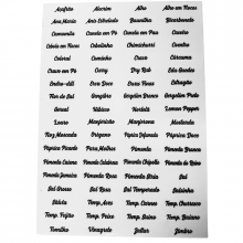 Etiqueta Temperos 72un Manuscrita - Loladecor