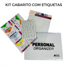 KIT GABARITO COM ETIQUETAS - Loladecor