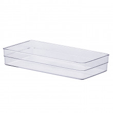 Organizador Diamond 30 X15 X 5,2 Cm Cristal - PRMT1117