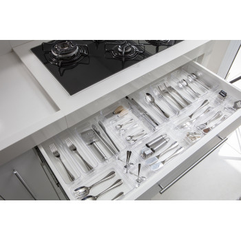 Organizador Diamond 7,5X7,5X5,2 Cm Cristal - PRMT933