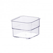 Organizador Diamond 7,5X7,5X5,2 Cm Cristal - PRMT933