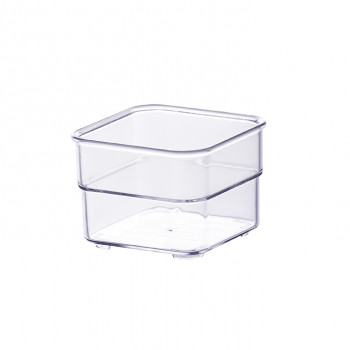Organizador Diamond 7,5X7,5X5,2 Cm Cristal - PRMT933