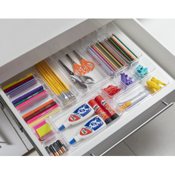 Organizador Diamond 15X15X5,2 Cm Cristal - PRMT937