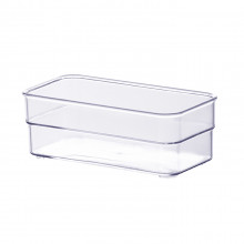 Organizador Diamond 15X7,5X5,2 Cm Cristal - PRMT934