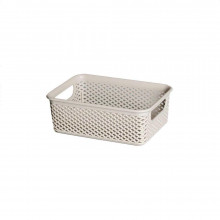 Cesto Organizador Linea 17x12x6 Creme - PRMT2028