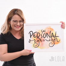 Poster A3 - Sou Personal Organizer - Alaranjado - Lola Decor