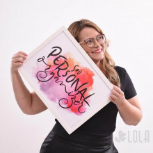 Poster A3 - Sou Personal Organizer - Rosa - LolaDecor 