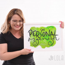 Poster A3 - Sou Personal Organizer - Verde - Lola Decor