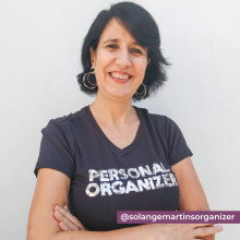 Camiseta Personal Organizer Baby Look Preta com Grafite Tam GG