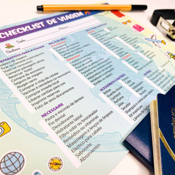 Planner Check List de Viagem - Lola Decor