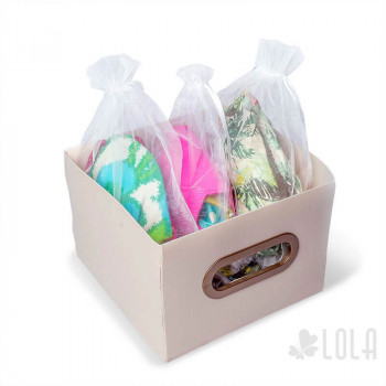 Saco de Organza Branco M - 16 x 22 cm - 10 pecas - Branco