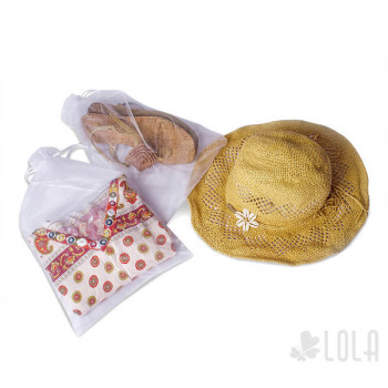 Saco de Organza Branco G - 26 x 40 cm - 10 pecas - Branco